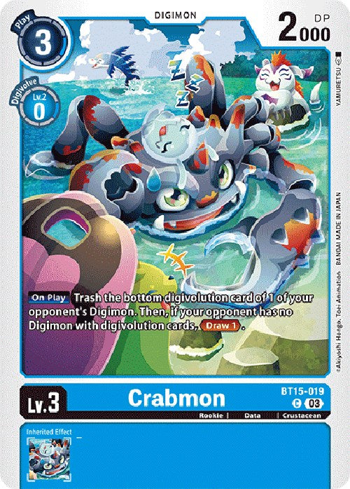 Crabmon [BT15-019] [Exceed Apocalypse] | Shuffle n Cut Hobbies & Games