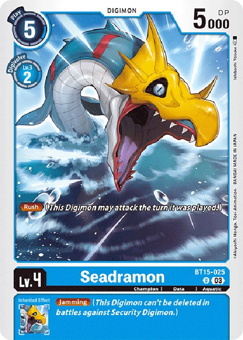 Seadramon [BT15-025] [Exceed Apocalypse] | Shuffle n Cut Hobbies & Games