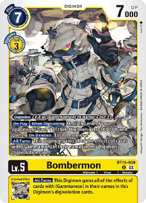 Bombermon [BT15-039] [Exceed Apocalypse] | Shuffle n Cut Hobbies & Games