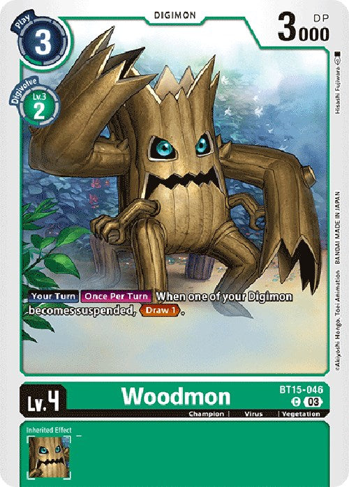 Woodmon [BT15-046] [Exceed Apocalypse] | Shuffle n Cut Hobbies & Games