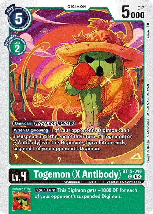 Togemon [BT15-048] (X Antibody) [Exceed Apocalypse] | Shuffle n Cut Hobbies & Games