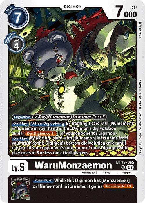 Togemon (X Antibody) [BT15-048] [Exceed Apocalypse] | Shuffle n Cut Hobbies & Games