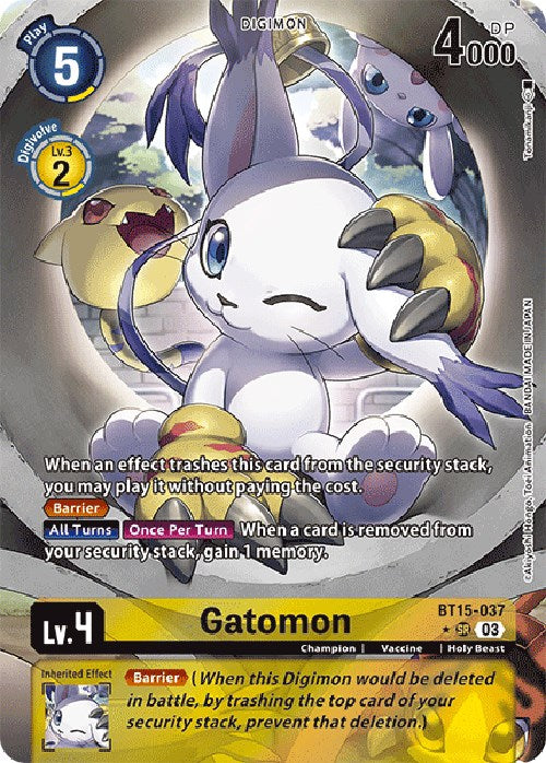 Gatomon [BT15-037] (Alternate Art) [Exceed Apocalypse] | Shuffle n Cut Hobbies & Games