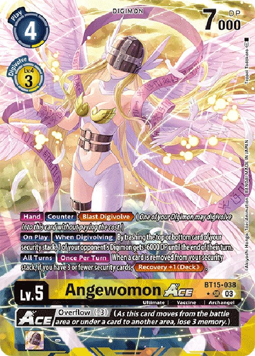 Angewomon Ace [BT15-038] (Alternate Art) [Exceed Apocalypse] | Shuffle n Cut Hobbies & Games