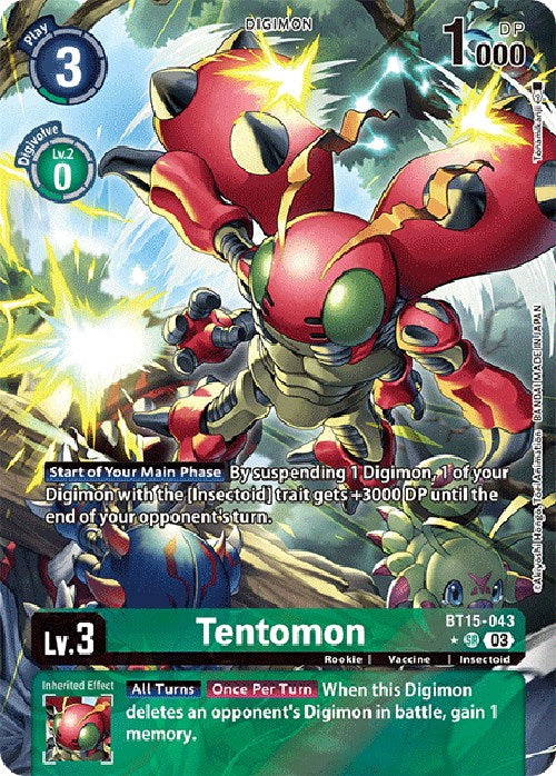 Tentomon [BT15-043] (Alternate Art) [Exceed Apocalypse] | Shuffle n Cut Hobbies & Games