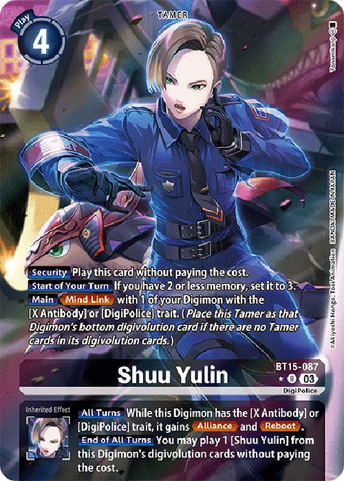 Shuu Yulin [BT15-087] (Alternate Art) [Exceed Apocalypse] | Shuffle n Cut Hobbies & Games