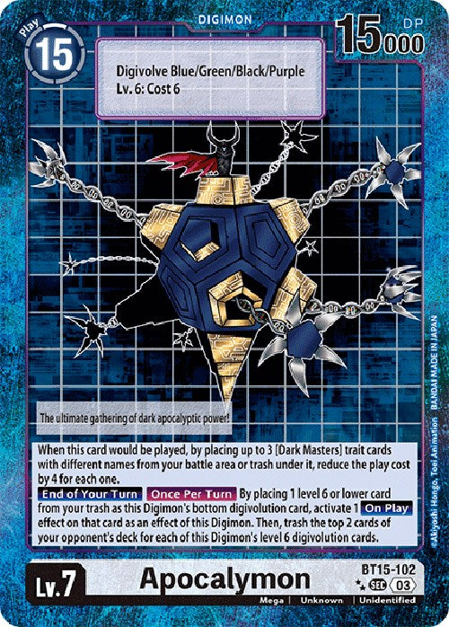 Apocalymon [BT15-102] (Special Edition Alternate Art) [Exceed Apocalypse] | Shuffle n Cut Hobbies & Games