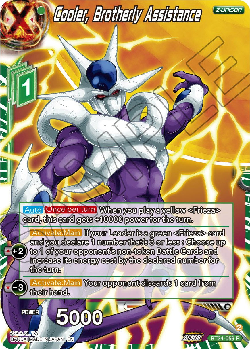 Cooler, Brotherly Assistance (BT24-059) [Beyond Generations] | Shuffle n Cut Hobbies & Games