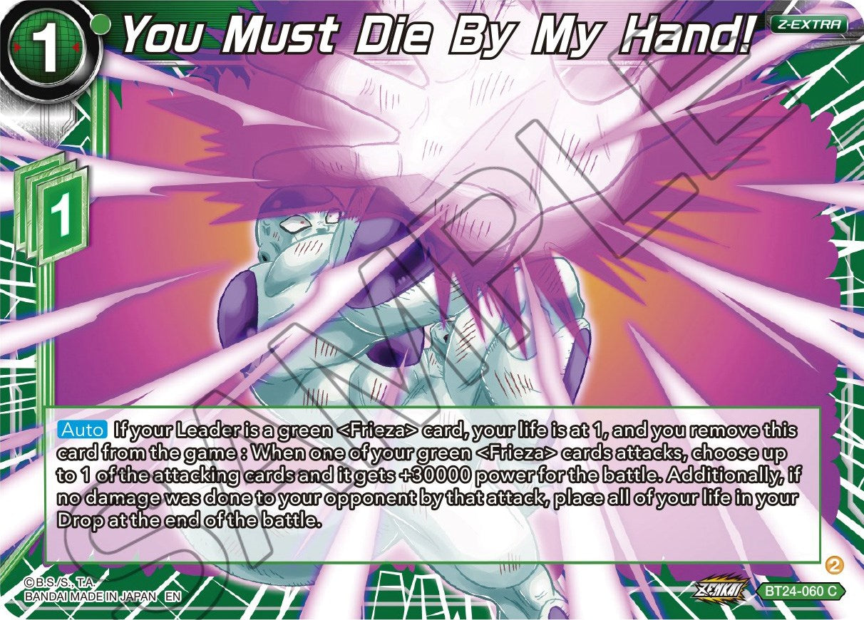 You Must Die By My Hand! (BT24-060) [Beyond Generations] | Shuffle n Cut Hobbies & Games