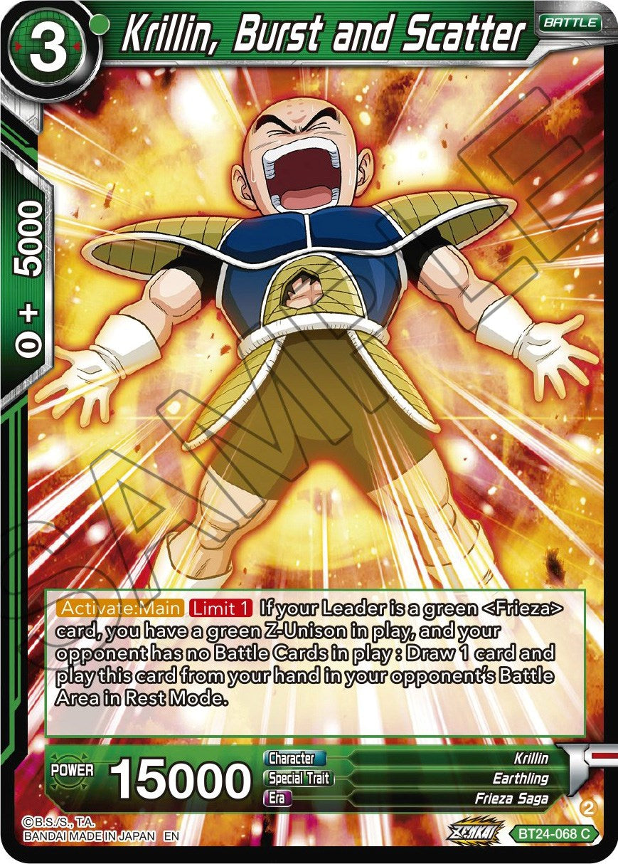 Krillin, Burst and Scatter (BT24-068) [Beyond Generations] | Shuffle n Cut Hobbies & Games