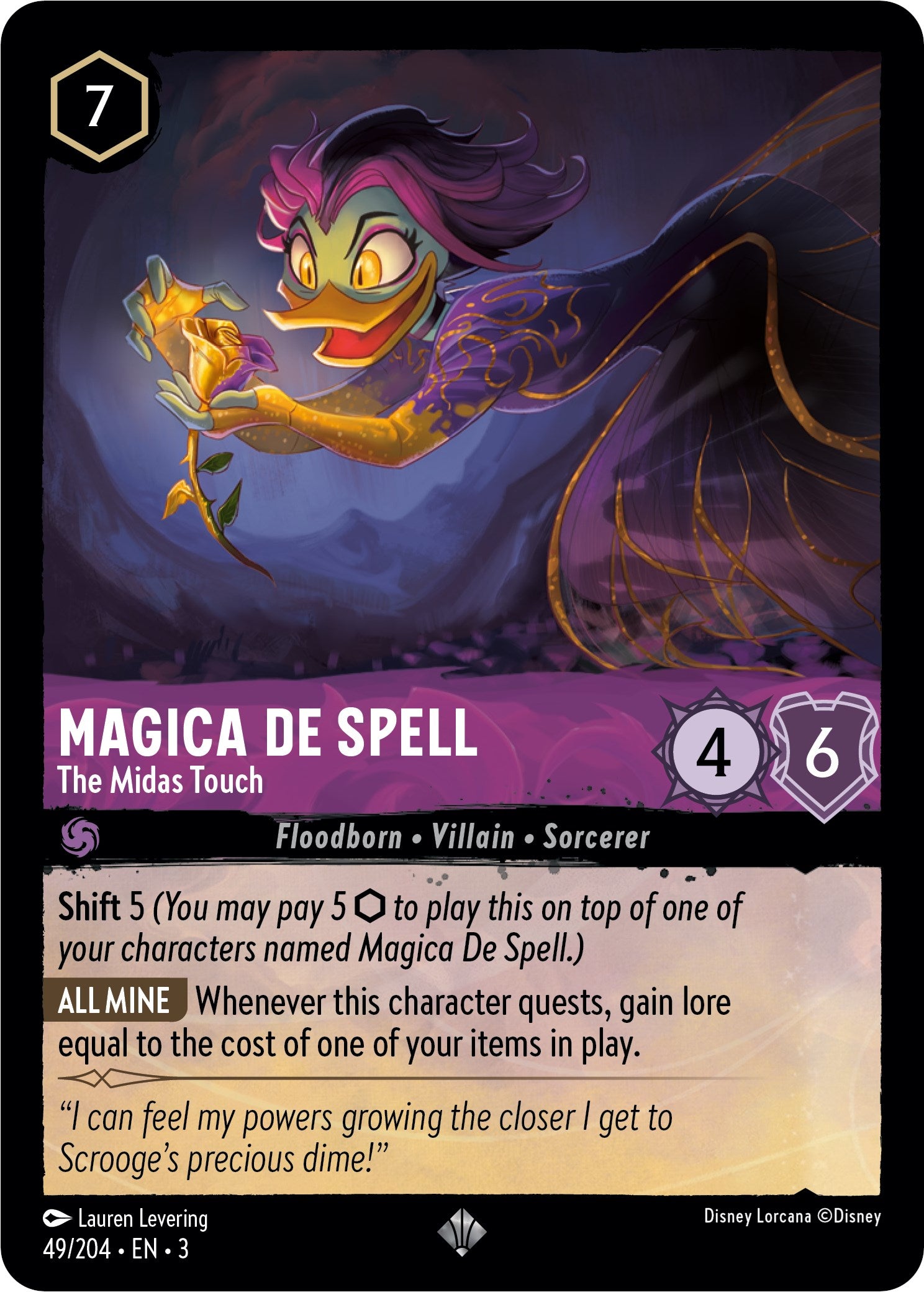 Magica De Spell - The Midas Touch (49/204) [Into the Inklands] | Shuffle n Cut Hobbies & Games