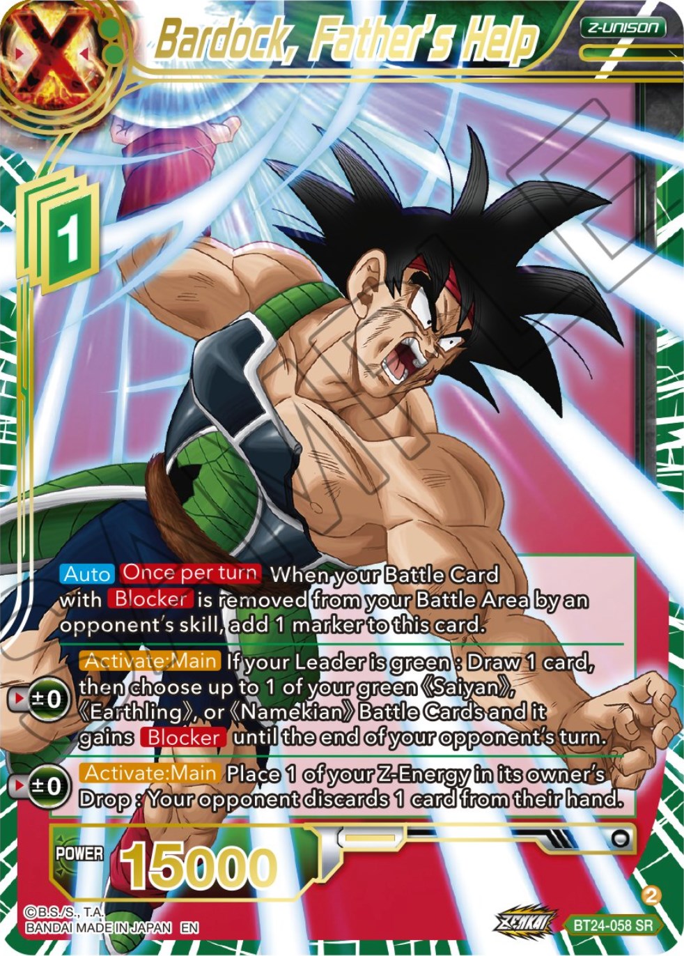 Bardock, Father's Help (BT24-058) [Beyond Generations] | Shuffle n Cut Hobbies & Games