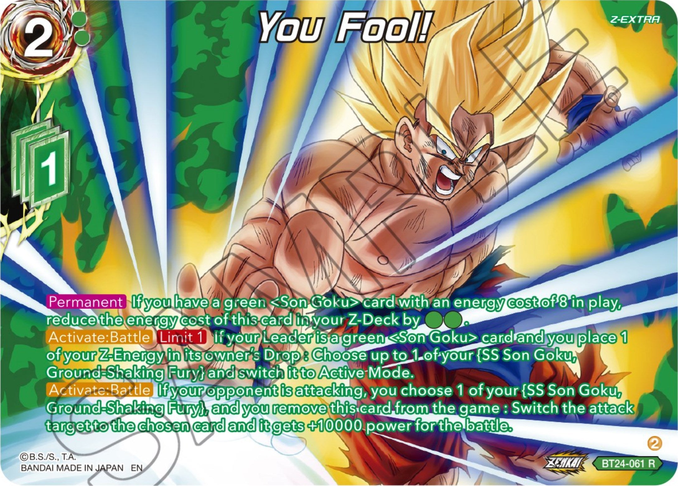 You Fool! (Collector Booster) (BT24-061) [Beyond Generations] | Shuffle n Cut Hobbies & Games