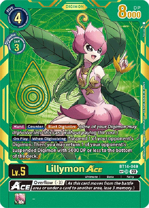 Lillymon Ace [BT14-049] [Exceed Apocalypse] | Shuffle n Cut Hobbies & Games