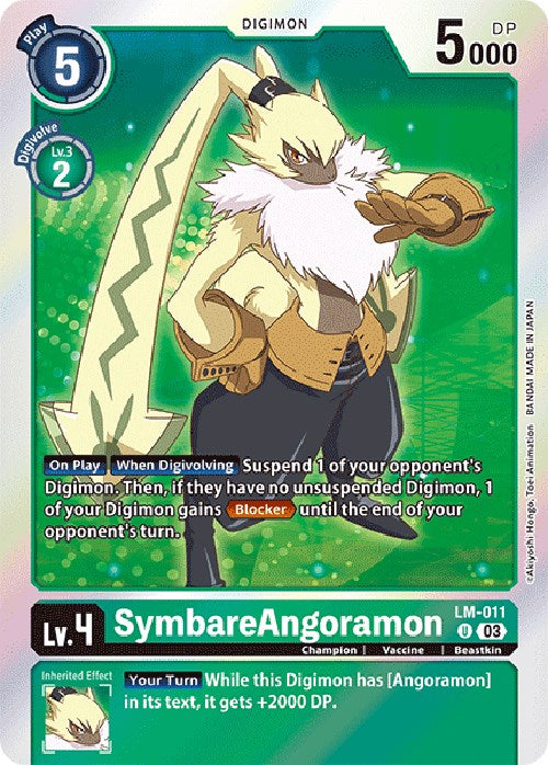 SymbareAngoramon [LM-011] (English Exclusive) [Exceed Apocalypse] | Shuffle n Cut Hobbies & Games