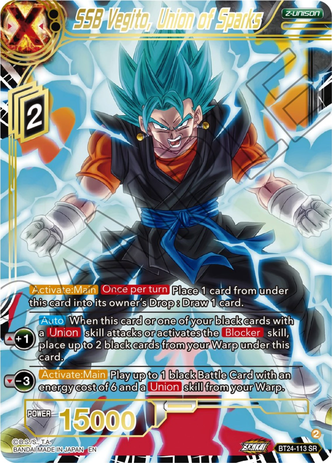 SSB Vegito, Union of Sparks (BT24-113) [Beyond Generations] | Shuffle n Cut Hobbies & Games