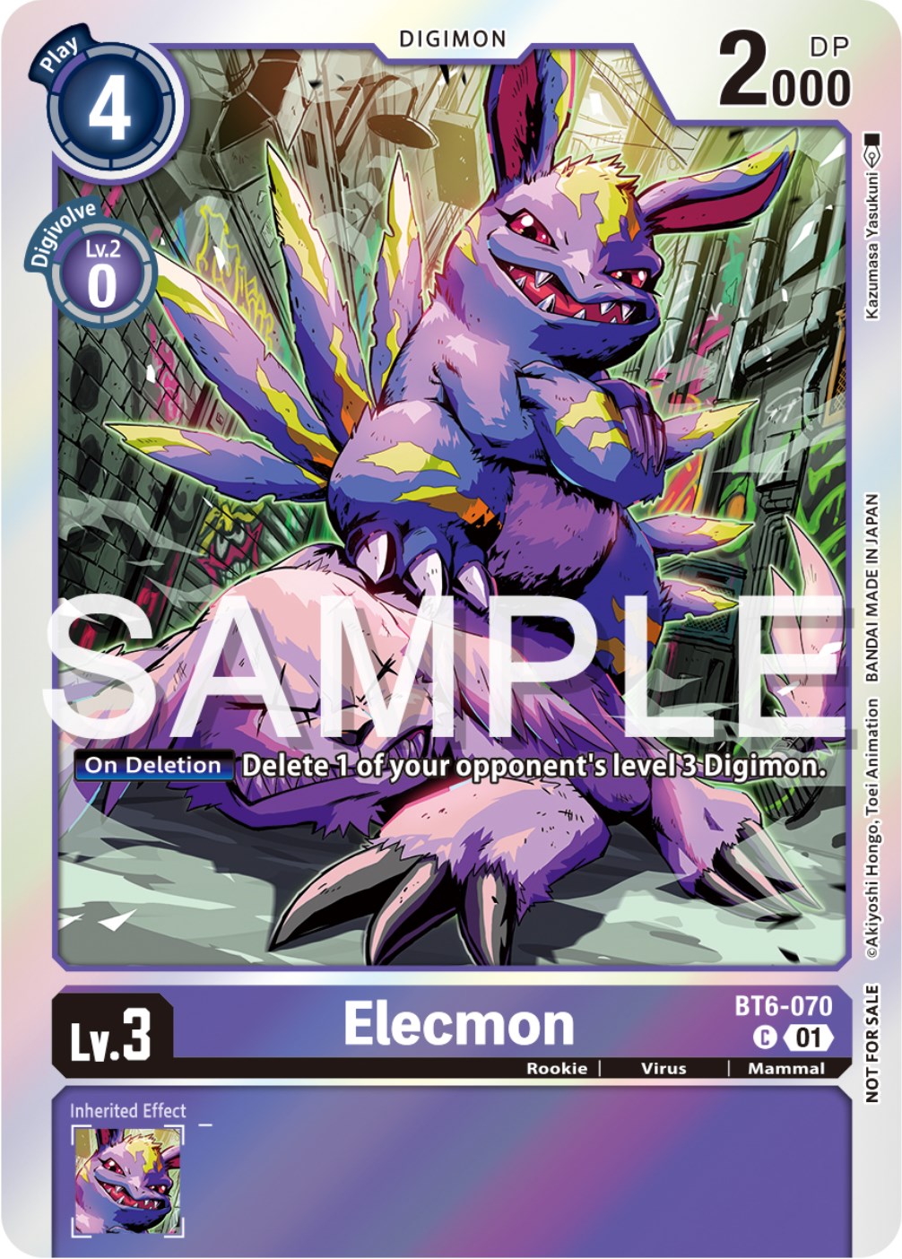 Elecmon [BT6-070] (Official Tournament Pack Vol.12) [Double Diamond Promos] | Shuffle n Cut Hobbies & Games