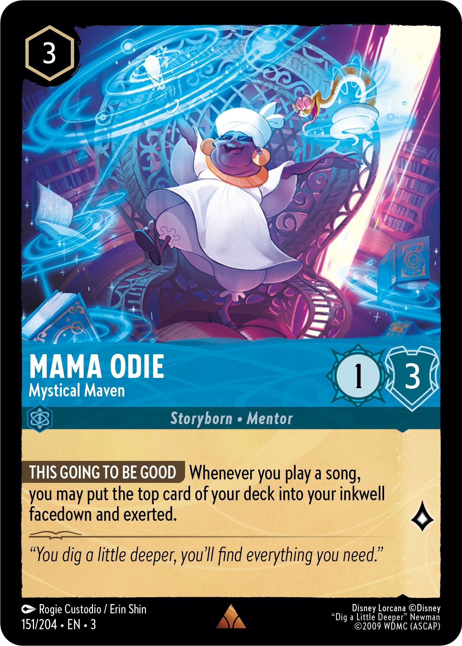 Mama Odie - Mystical Maven (151/204) [Into the Inklands] | Shuffle n Cut Hobbies & Games