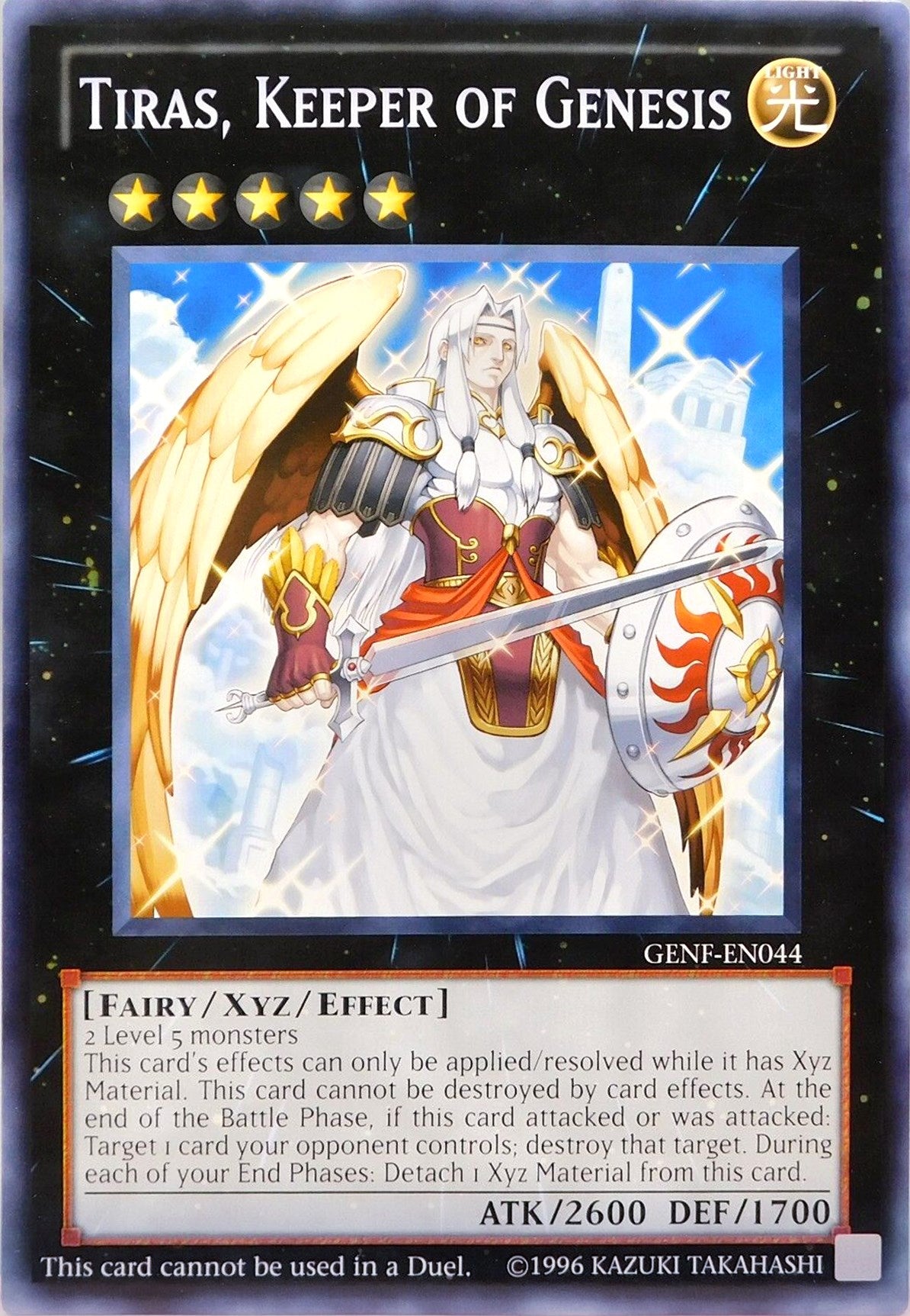 Tiras, Keeper of Genesis (Oversized) [GENF-EN044] Promo | Shuffle n Cut Hobbies & Games