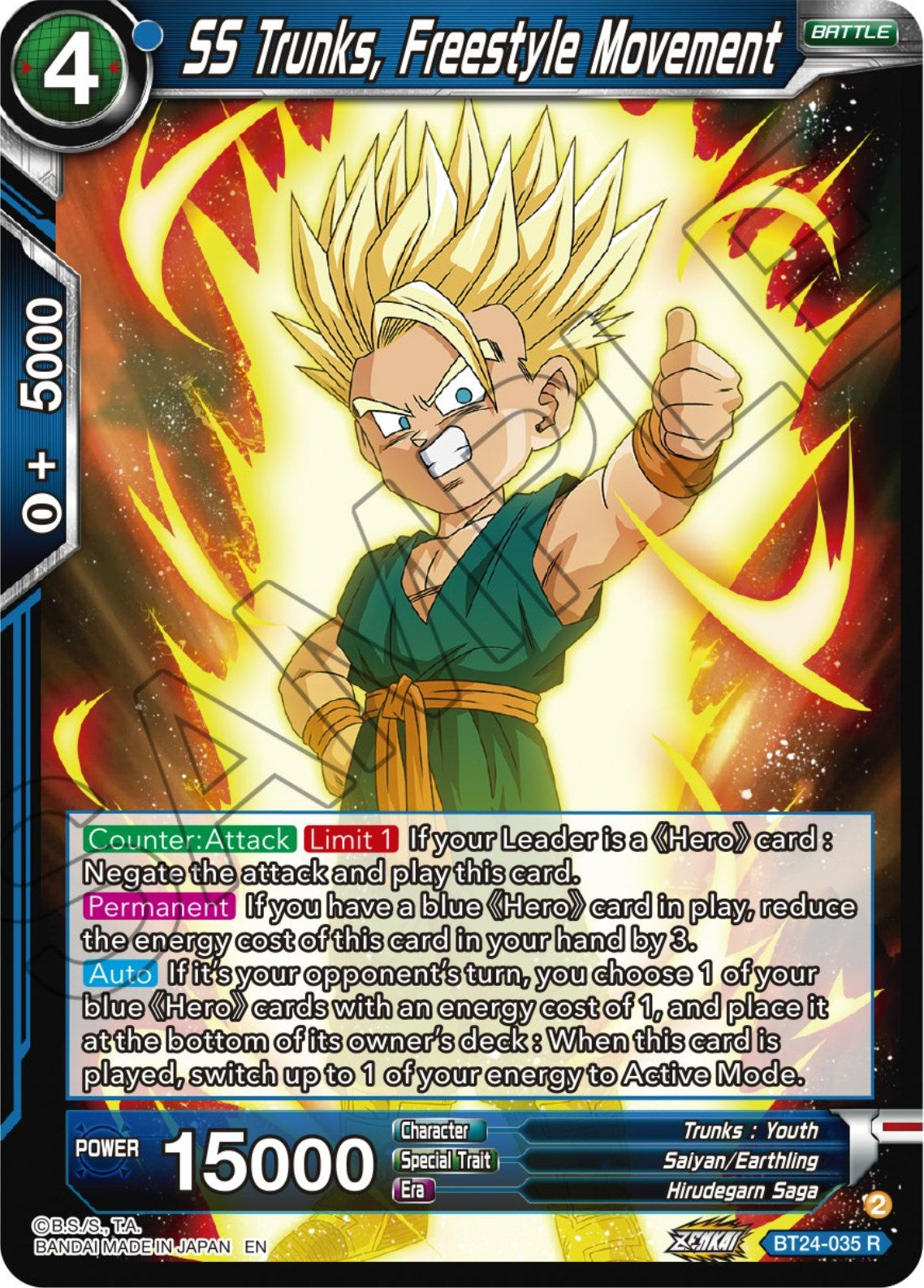 SS Trunks, Freestyle Movement (BT24-035) [Beyond Generations] | Shuffle n Cut Hobbies & Games