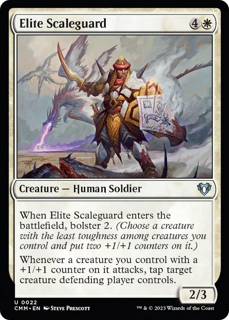 Elite Scaleguard [Commander Masters] | Shuffle n Cut Hobbies & Games