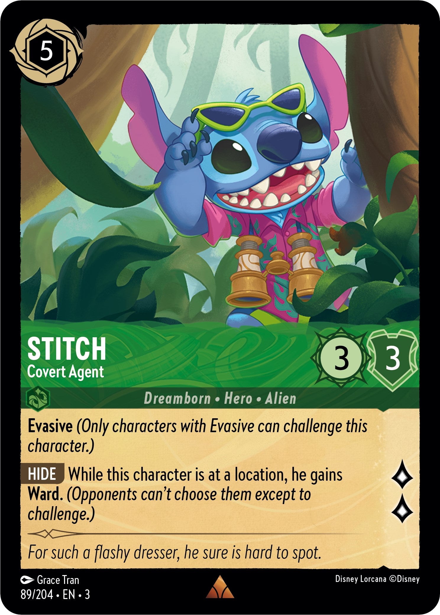 Stitch - Covert Agent (89//204) [Into the Inklands] | Shuffle n Cut Hobbies & Games