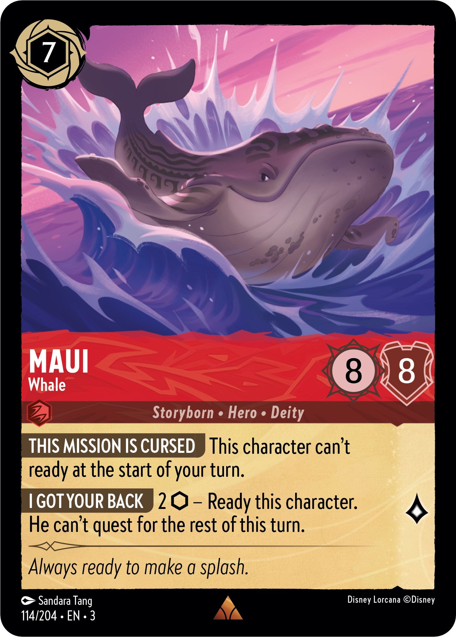 Maui - Whale (114//204) [Into the Inklands] | Shuffle n Cut Hobbies & Games