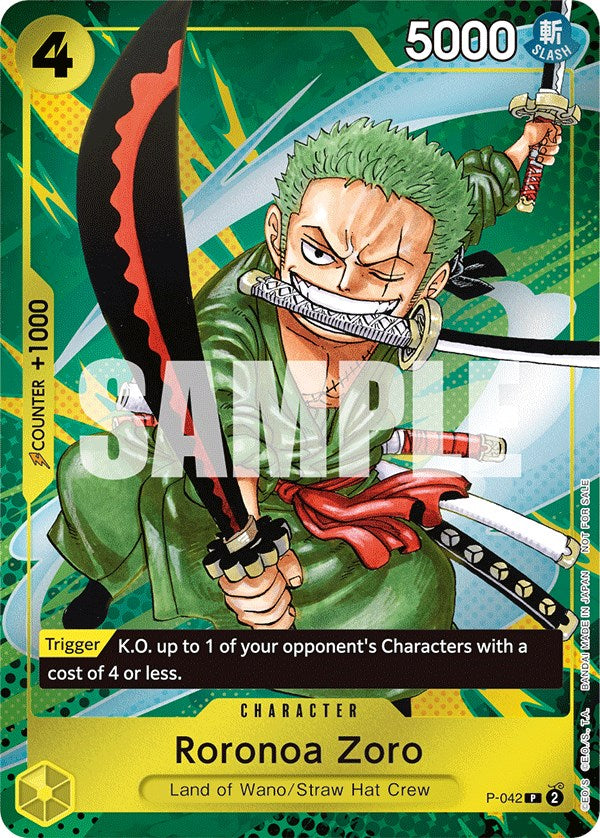 Roronoa Zoro (Event Pack Vol. 3) [One Piece Promotion Cards] | Shuffle n Cut Hobbies & Games