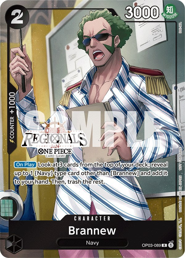 Brannew (Online Regional 2024) [Participant] [One Piece Promotion Cards] | Shuffle n Cut Hobbies & Games