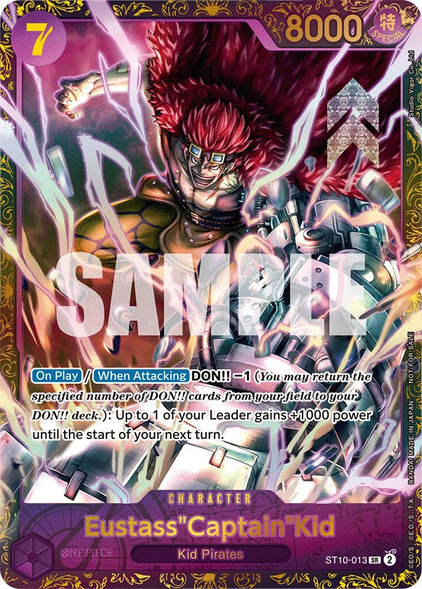 Eustass"Captain"Kid (ST10-013) [One Piece Promotion Cards] | Shuffle n Cut Hobbies & Games