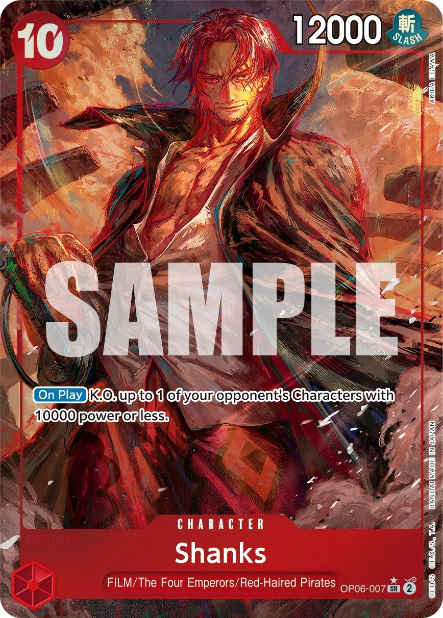 Shanks (Alternate Art) [Wings of the Captain] | Shuffle n Cut Hobbies & Games