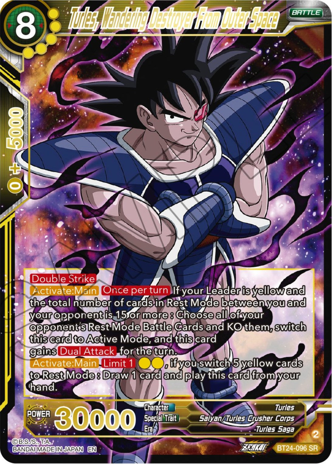 Turles, Wandering Destroyer From Outer Space (BT24-096) [Beyond Generations] | Shuffle n Cut Hobbies & Games