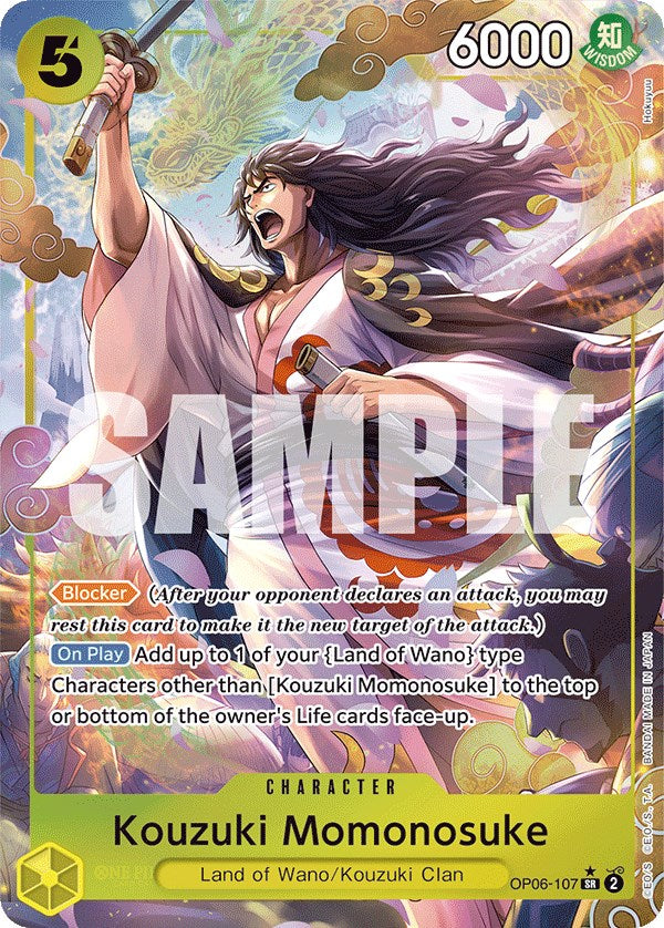 Kouzuki Momonosuke (Alternate Art) [Wings of the Captain] | Shuffle n Cut Hobbies & Games