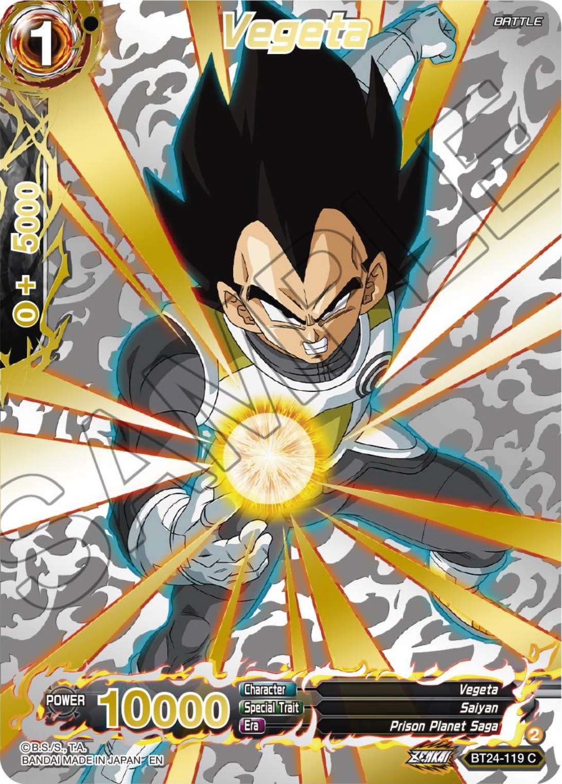 Vegeta (Collector Booster) (BT24-119) [Beyond Generations] | Shuffle n Cut Hobbies & Games