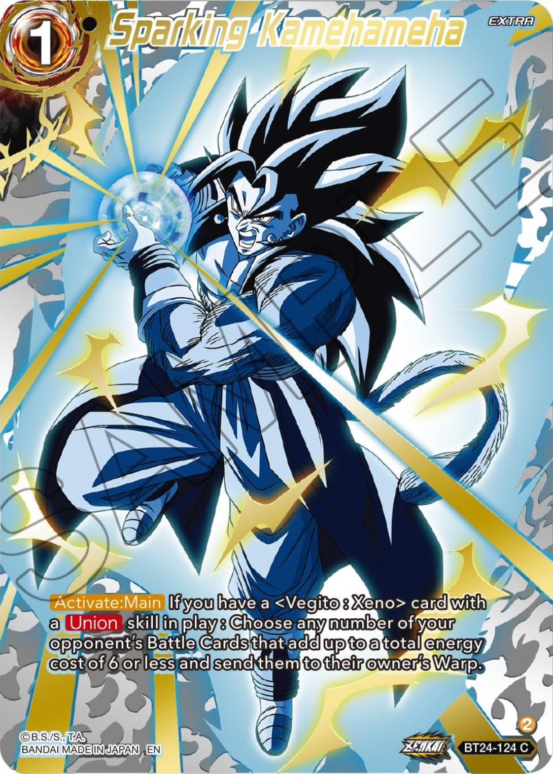 Sparking Kamehameha (Collector Booster) (BT24-124) [Beyond Generations] | Shuffle n Cut Hobbies & Games