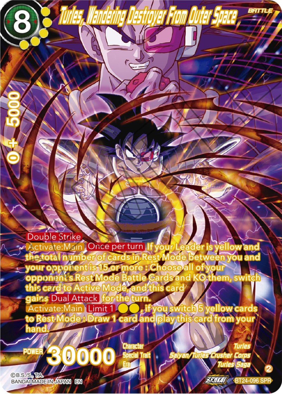 Turles, Wandering Destroyer From Outer Space (SPR) (BT24-096) [Beyond Generations] | Shuffle n Cut Hobbies & Games