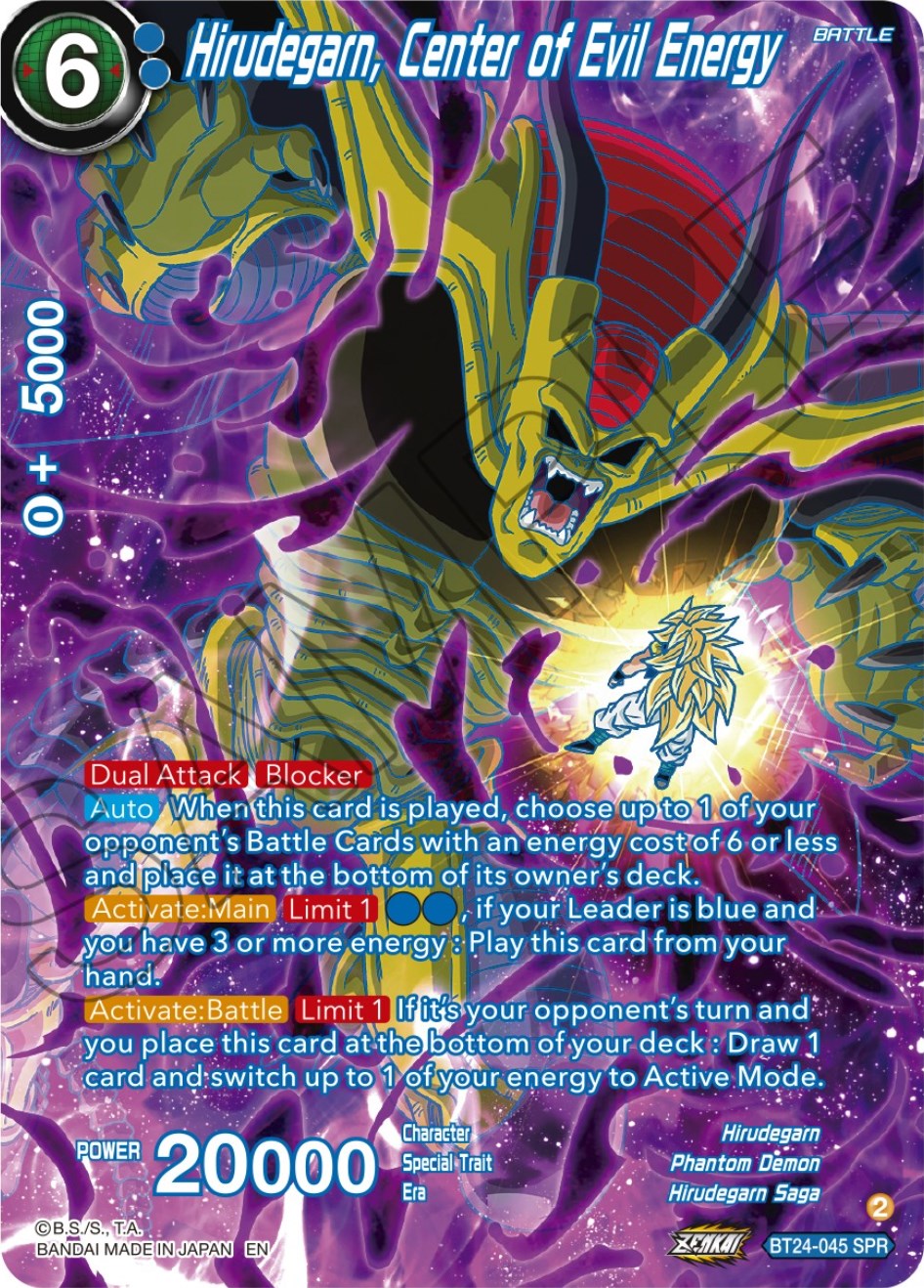 Hirudegarn, Center of Evil Energy (SPR) (BT24-045) [Beyond Generations] | Shuffle n Cut Hobbies & Games