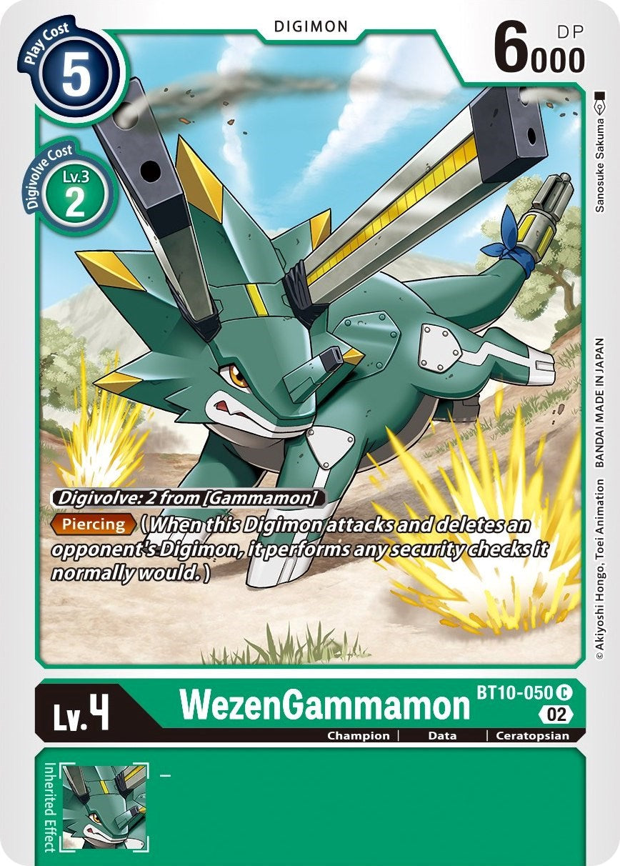 WezenGammamon [BT10-050] [Xros Encounter] | Shuffle n Cut Hobbies & Games