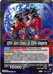 SS4 Son Goku & SS4 Vegeta // SS4 Vegito, Sparking Potara Warrior (SLR) (BT24-112) [Beyond Generations] | Shuffle n Cut Hobbies & Games