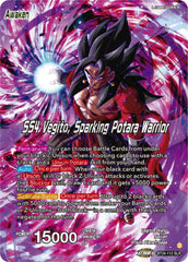 SS4 Son Goku & SS4 Vegeta // SS4 Vegito, Sparking Potara Warrior (SLR) (BT24-112) [Beyond Generations] | Shuffle n Cut Hobbies & Games