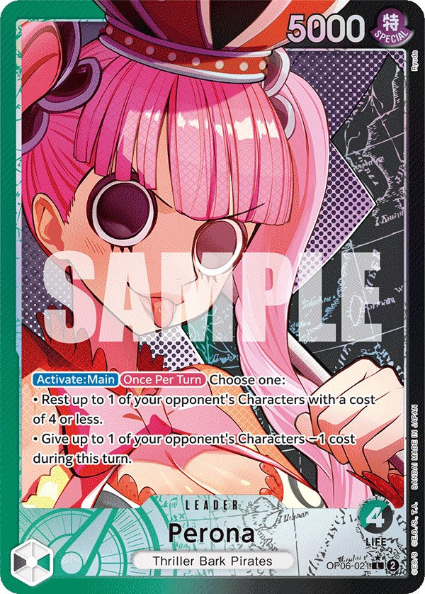 Perona (Alternate Art) [Wings of the Captain] | Shuffle n Cut Hobbies & Games