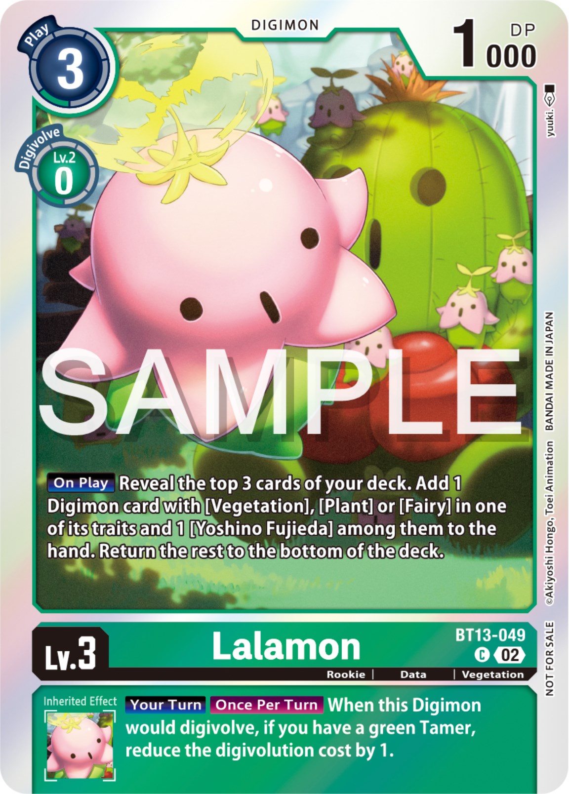 Lalamon [BT13-049] (Event Pack 6) [Versus Royal Knights Promos] | Shuffle n Cut Hobbies & Games