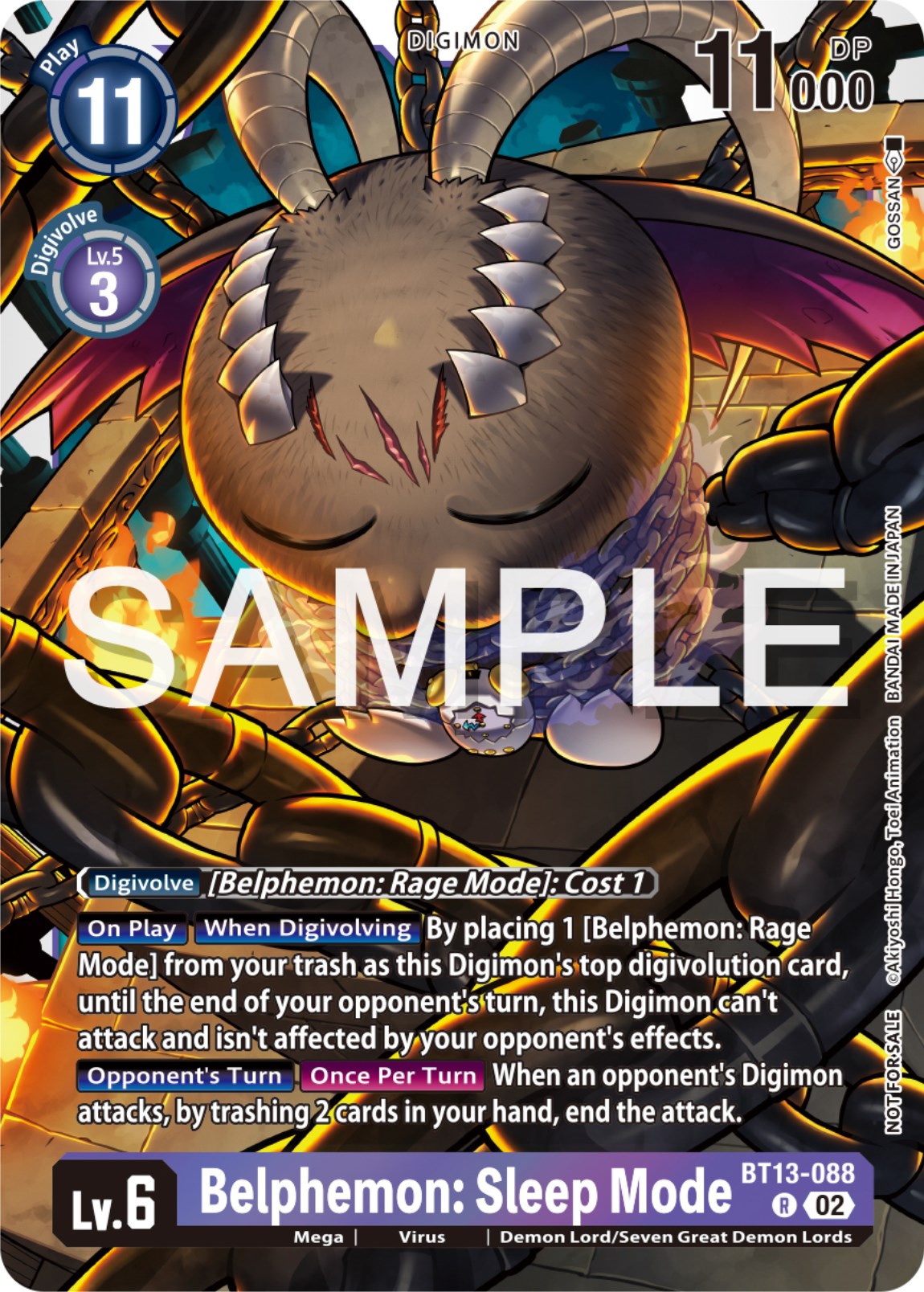 Belphemon: Sleep Mode [BT13-088] (Event Pack 6) [Versus Royal Knights Promos] | Shuffle n Cut Hobbies & Games