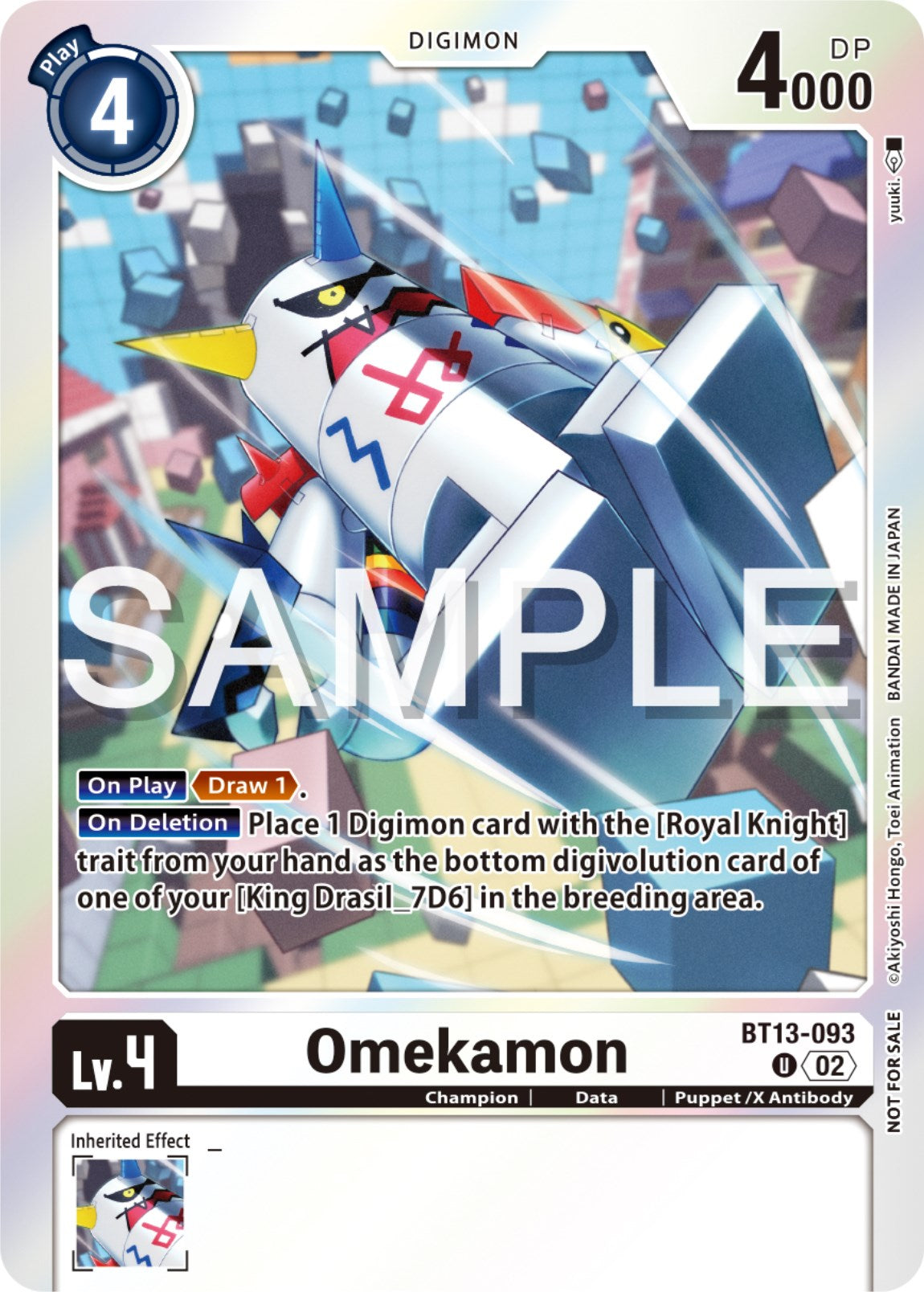 Omekamon [BT13-093] (Event Pack 6) [Versus Royal Knights Promos] | Shuffle n Cut Hobbies & Games