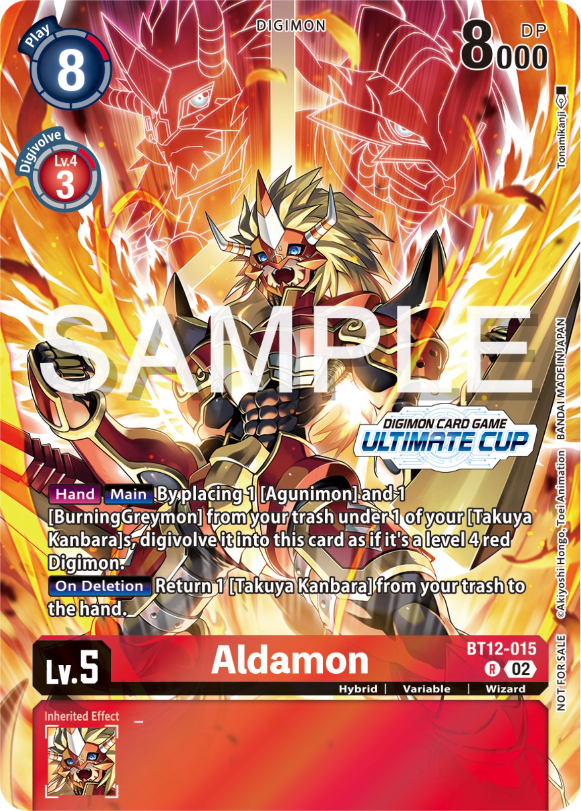 Aldamon [BT12-015] (Ultimate Cup 2024) [Across Time Promos] | Shuffle n Cut Hobbies & Games