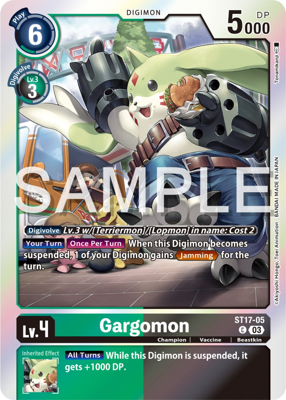 Gargomon [ST17-05] [Starter Deck: Double Typhoon Advanced Deck Set] | Shuffle n Cut Hobbies & Games