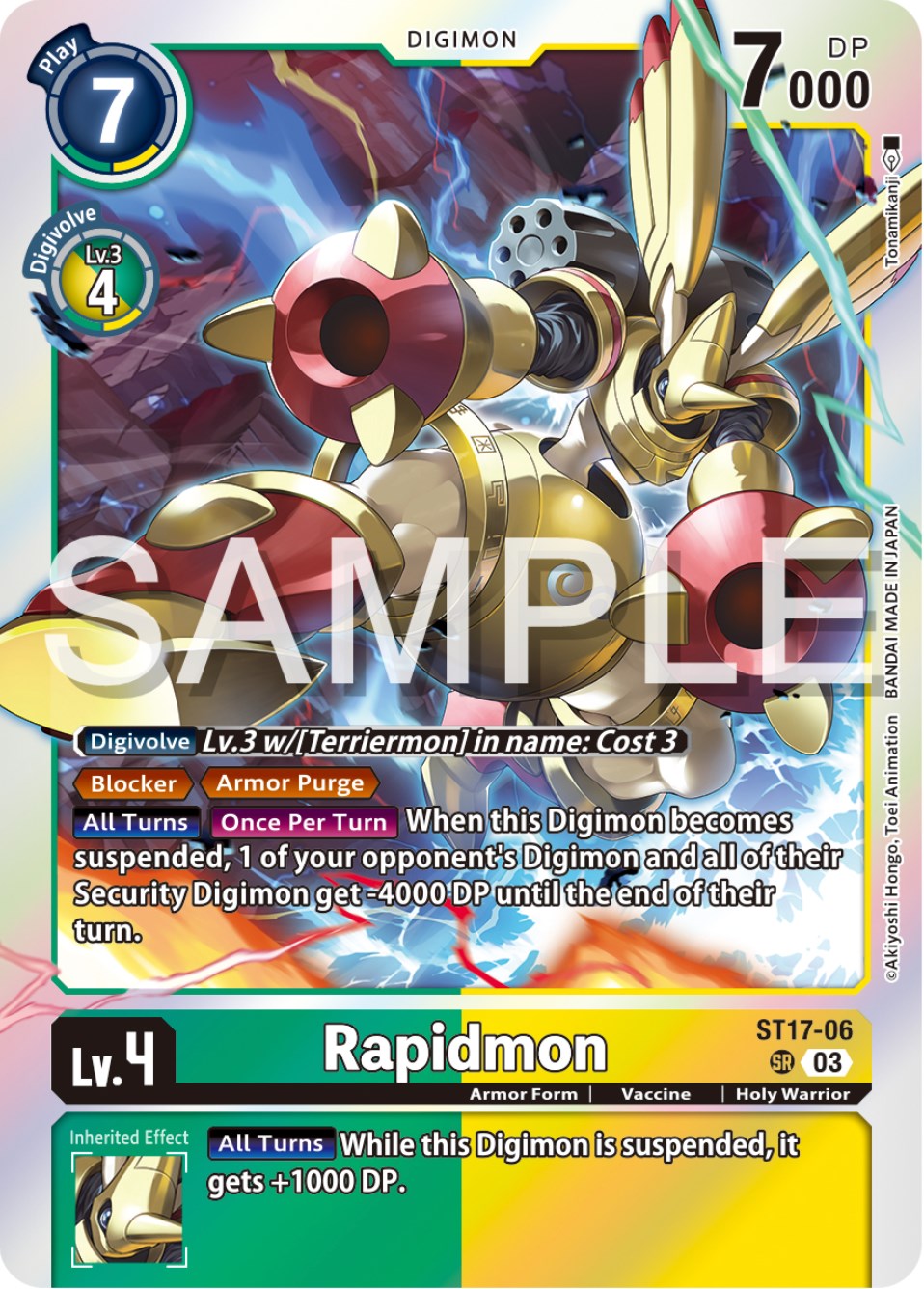 Rapidmon [ST17-06] [Starter Deck: Double Typhoon Advanced Deck Set] | Shuffle n Cut Hobbies & Games