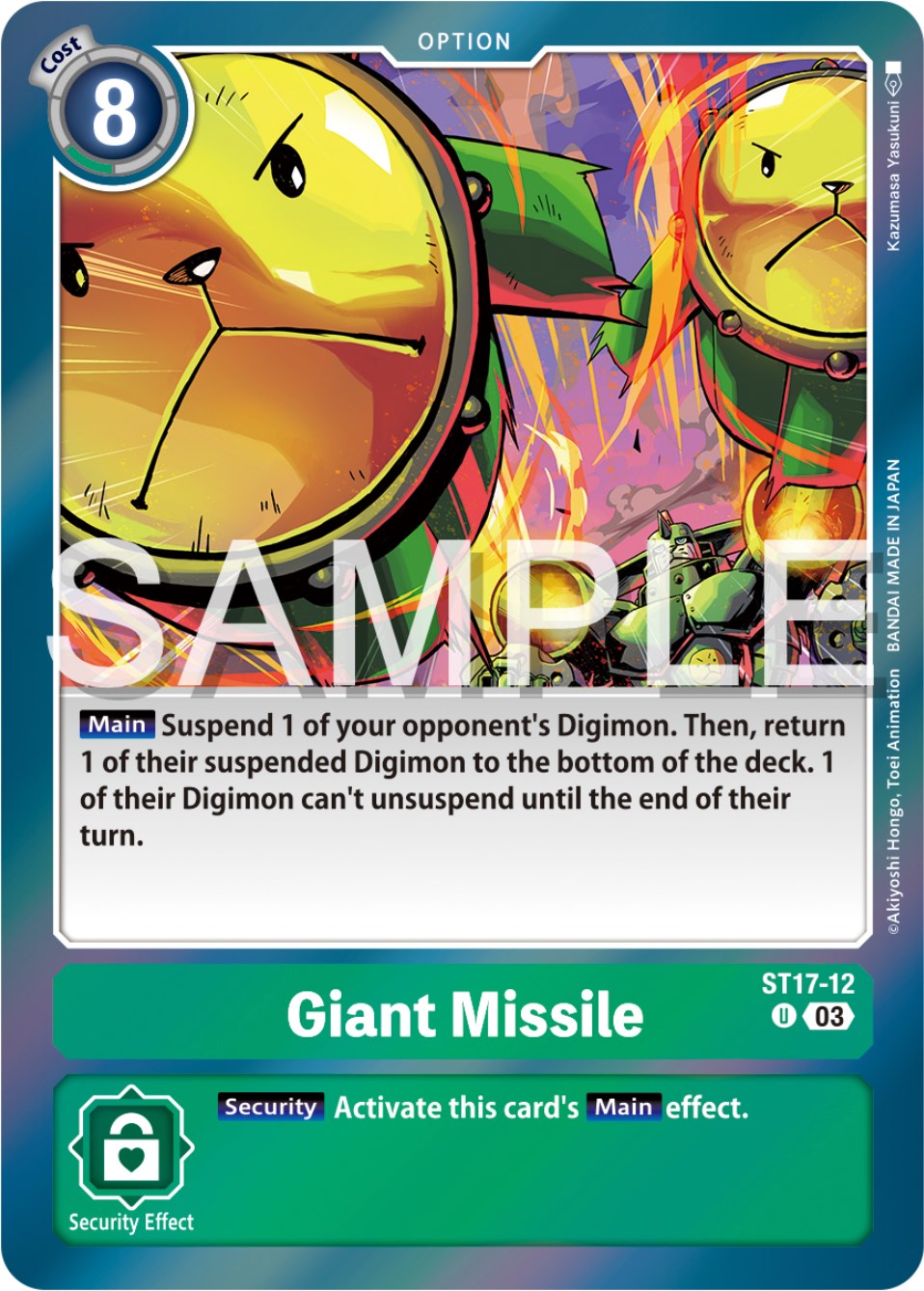 Giant Missile [ST17-12] [Starter Deck: Double Typhoon Advanced Deck Set] | Shuffle n Cut Hobbies & Games