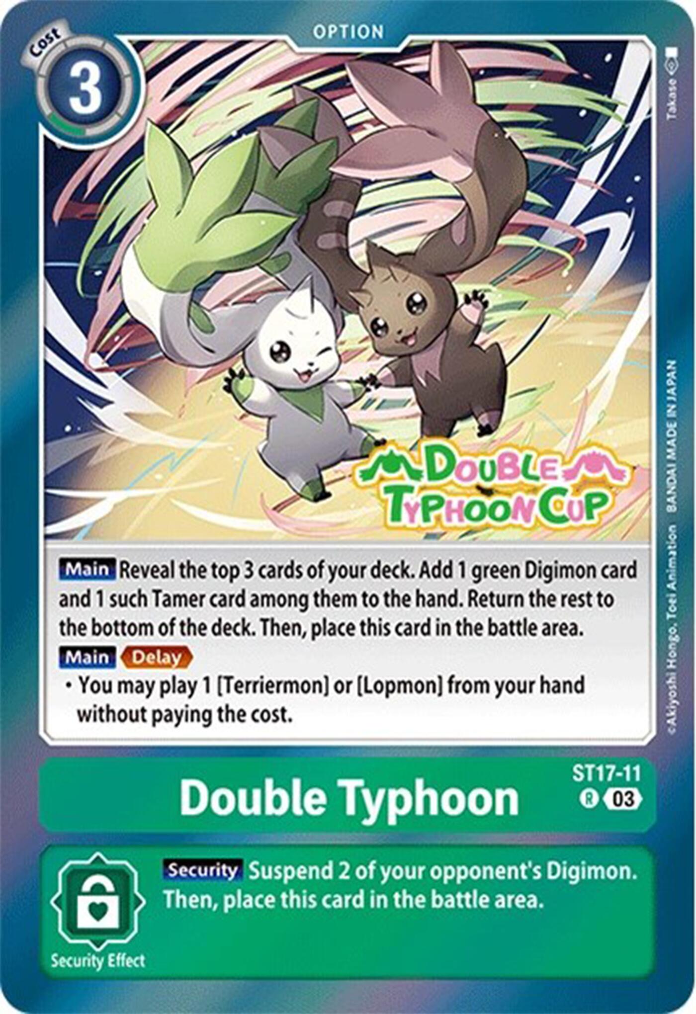 Double Typhoon [ST17-11] [Starter Deck: Double Typhoon Advanced Deck Set Pre-Release Cards] | Shuffle n Cut Hobbies & Games