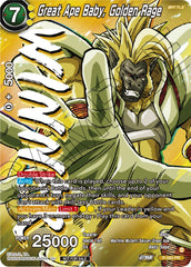 Great Ape Baby, Golden Rage (Zenkai Series Tournament Pack Vol.7) (Winner) (P-583) [Tournament Promotion Cards] | Shuffle n Cut Hobbies & Games